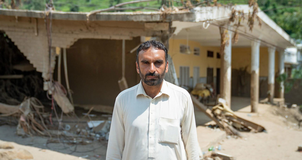 Habib-un-Nabi, a resident of Bishnoi village in Buner District, lost eighteen members of his family in the recent flash floods that destroyed his entire village.